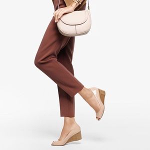 Brand new, never worn Cole Haan open toe wedges